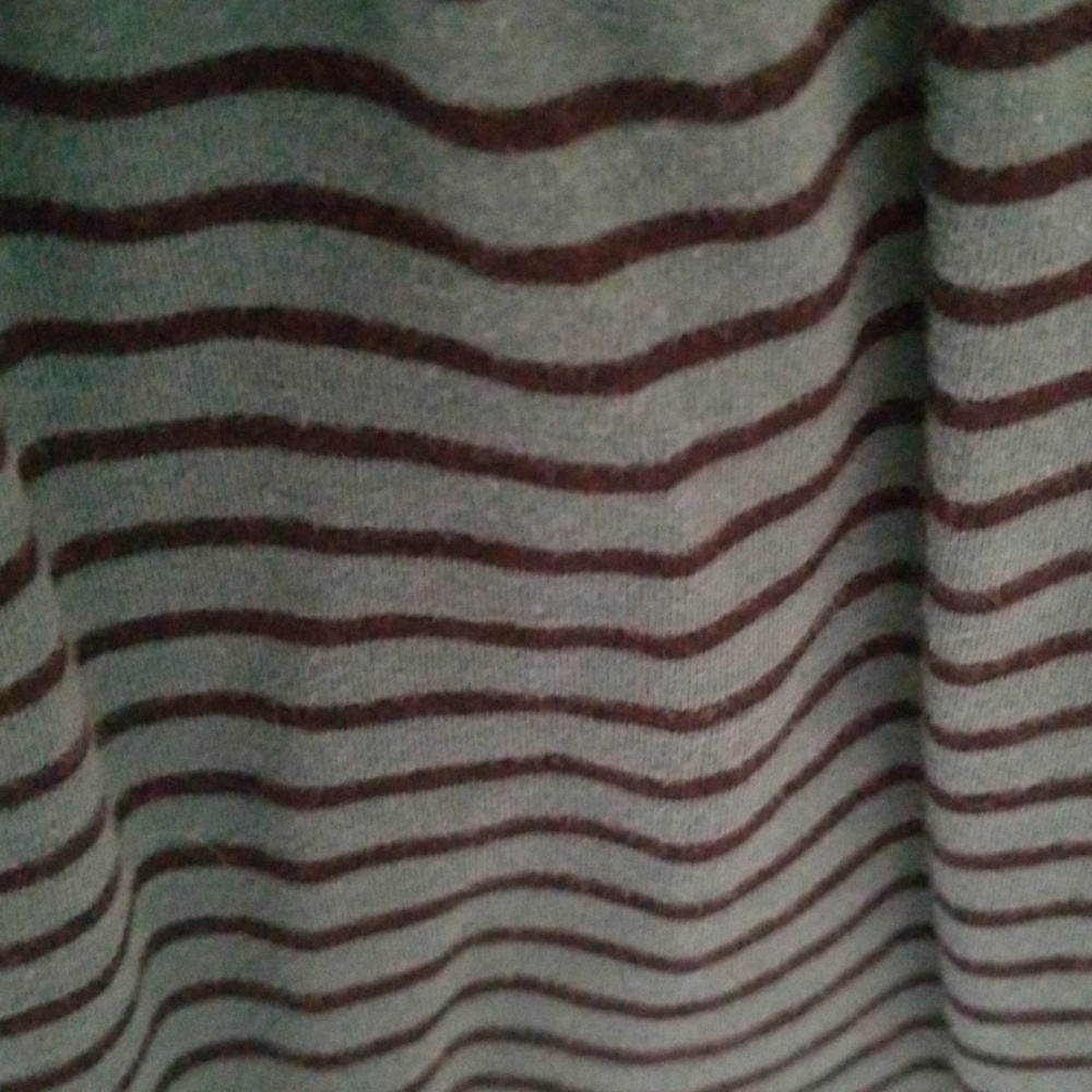 Green and Black Striped Dress - Picture 2 of 4